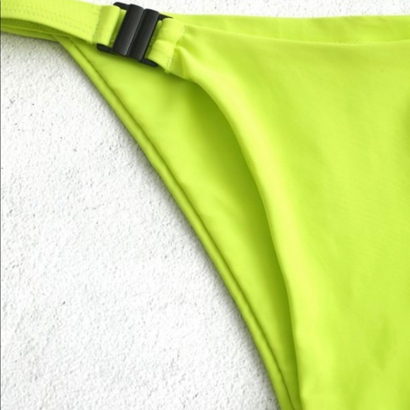 NEW Neon Buckle Bathing Suit - Picture 4 of 9